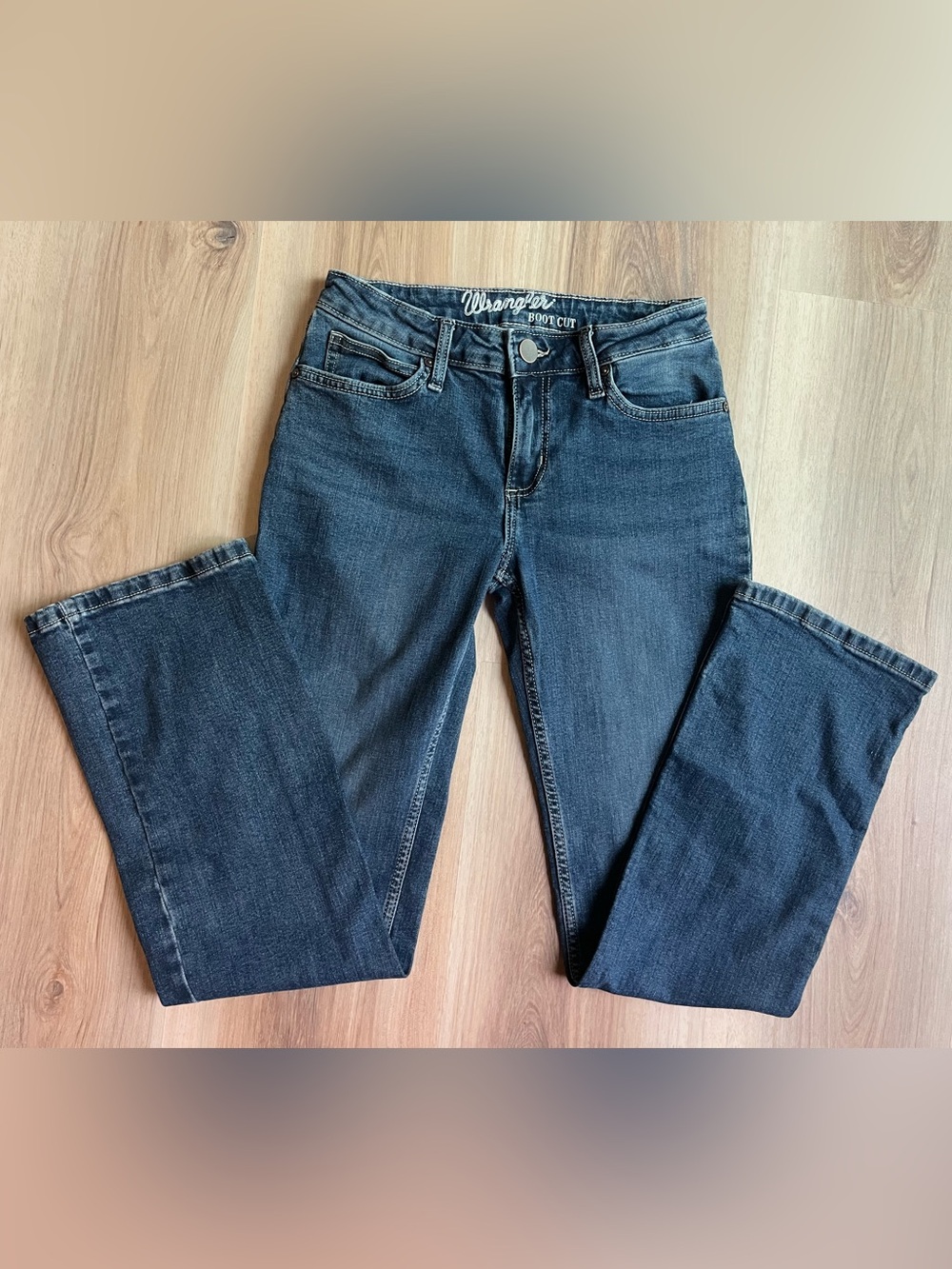 Wrangler Women's Boot Cut Jeans - Indigo Blue